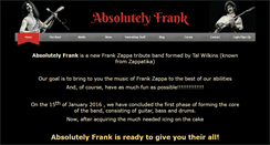 Desktop Screenshot of absolutelyfrank.com